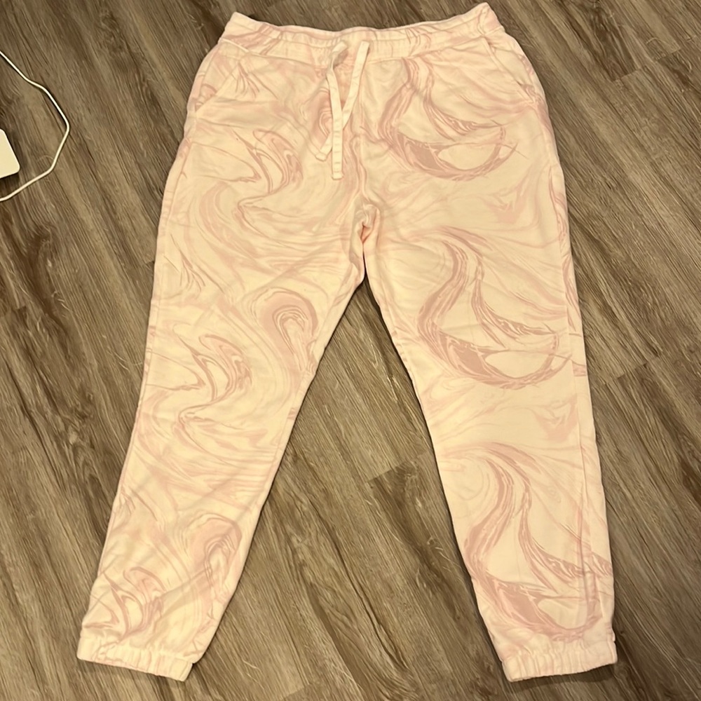 Pink sweatpants